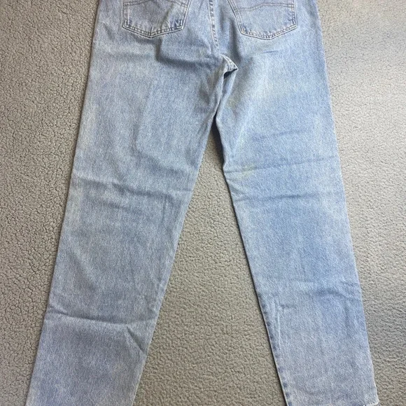 Wrangler jeans Mens 36x34 blue denim pants light wash